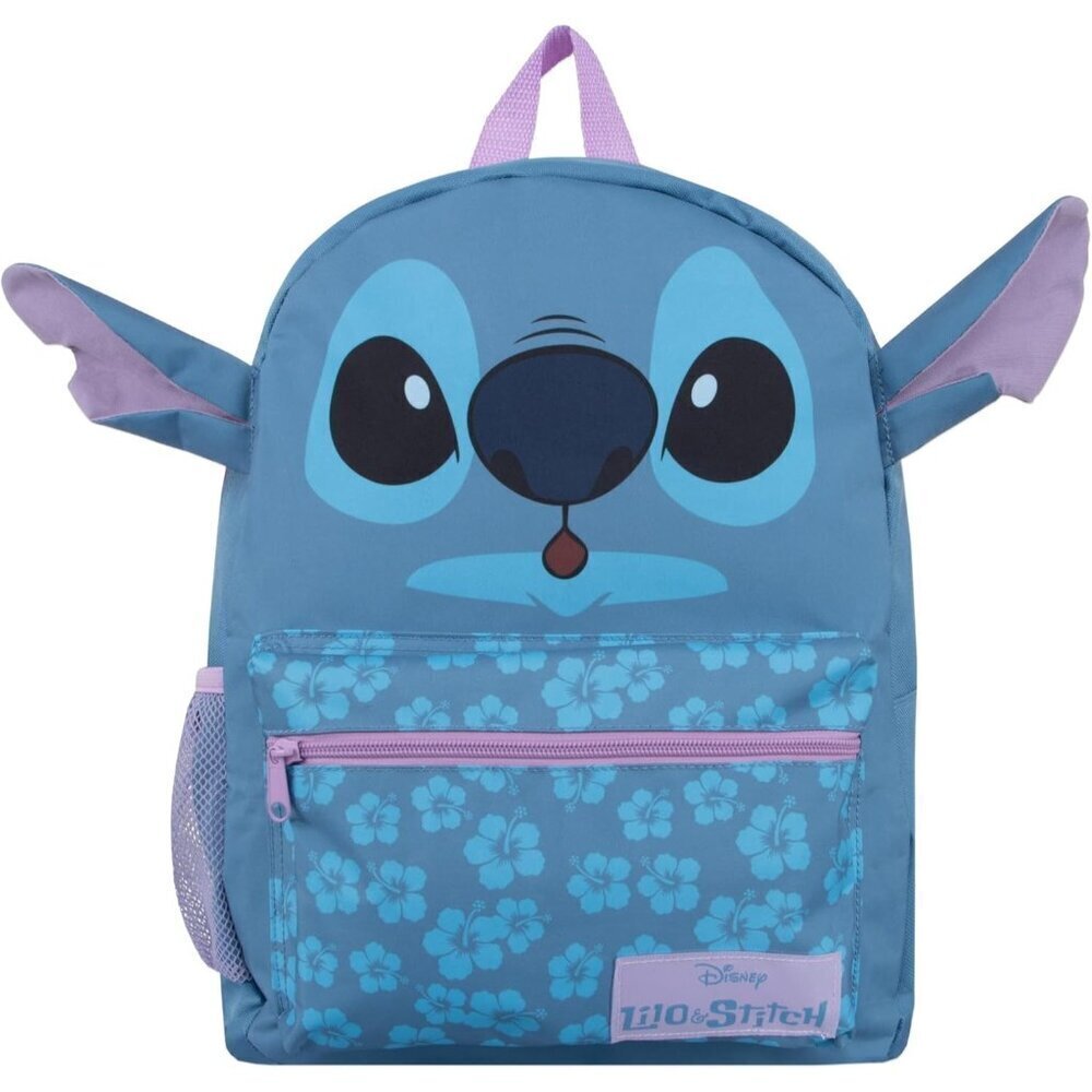 🆕 Disney One Size Blue Lilo 3D Stitch Ears School Girls Kids Backpacks